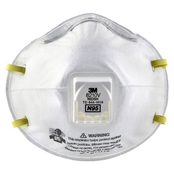 Image of 3M 8210V N95 Part. Respirator per Box